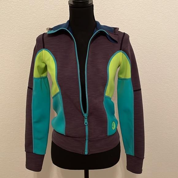 ROXY activewear jacket hiking camping gym size 4/ S scuba sailing - Picture 3 of 9